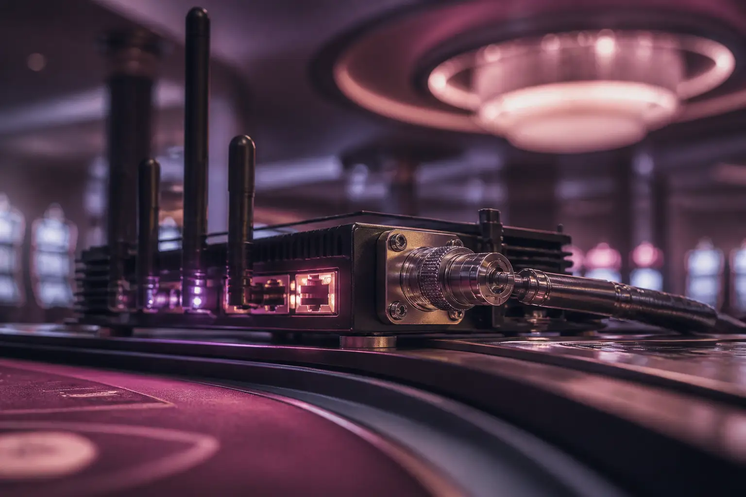 5G vs. WLAN im Casino: Latenzvergleich